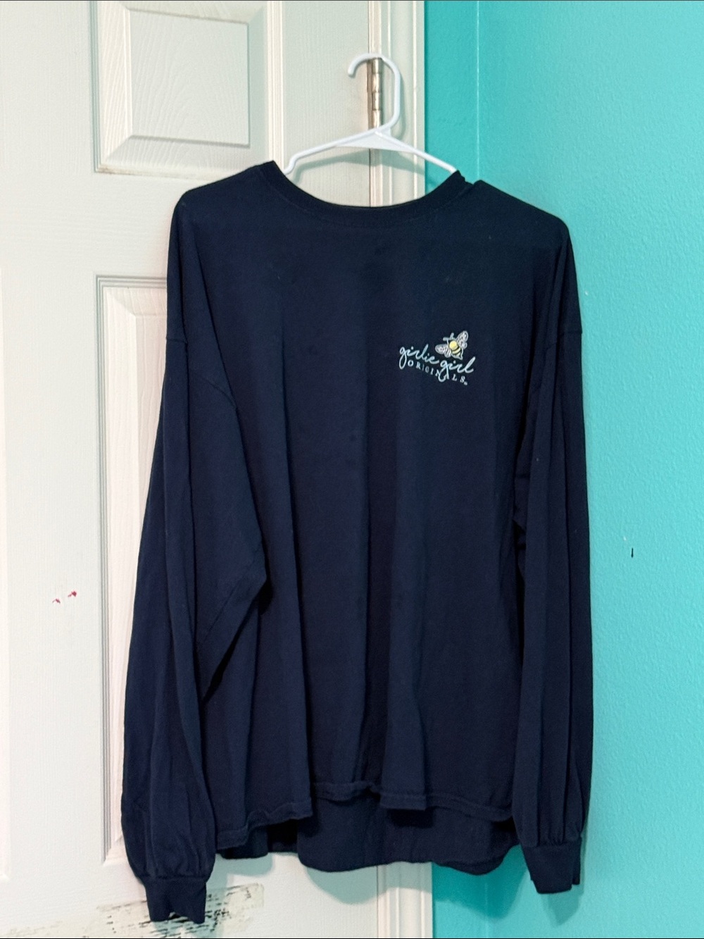 Girl’s Best Friends Long Sleeve Tee - Navy